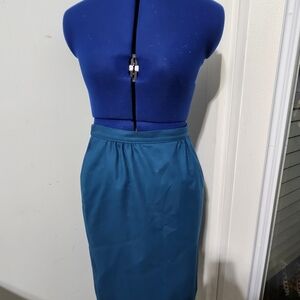 Elegant Teal Skirt